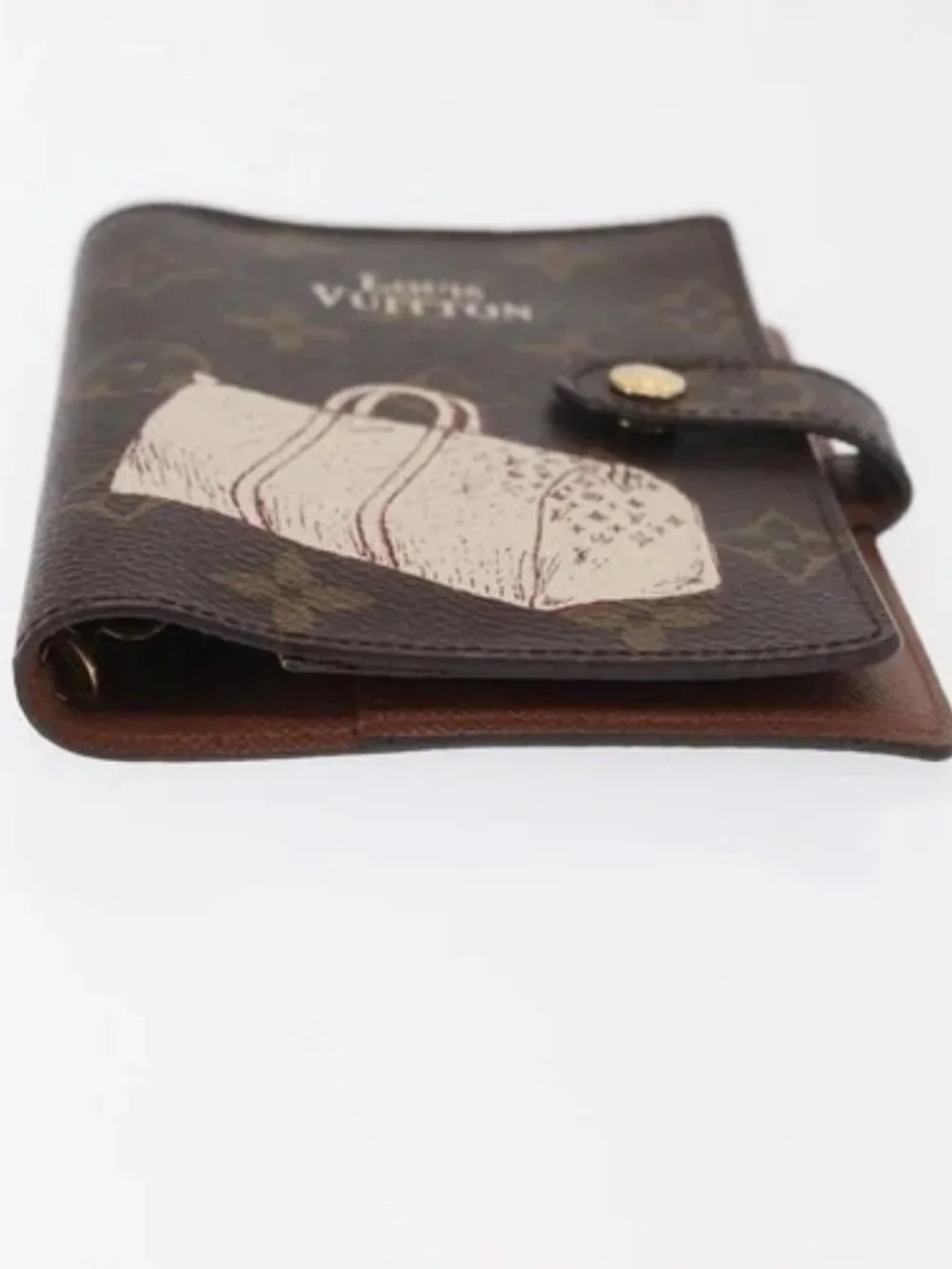 LOUIS VUITTON Monogram Keepall Agenda PM Day Planner Cover R20964 LV Auth 171189 - Picture 6 of 16